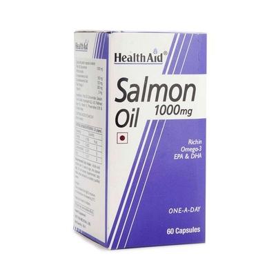 HealthAid Salmon Oil 1000 mg Capsules 60's - Omega Fish Oil Fatty Acids