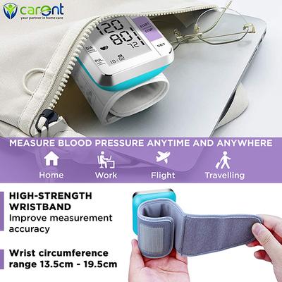 Carent Wrist Blood Pressure Monitor (W02) - Blood Glucose Monitors/Strips