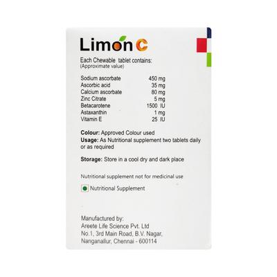 LIMON C Tablet 10's - Supplements-Cal