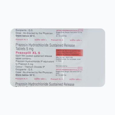 Prazopill XL 5mg Tablet 15'S - Hypertension-Per
