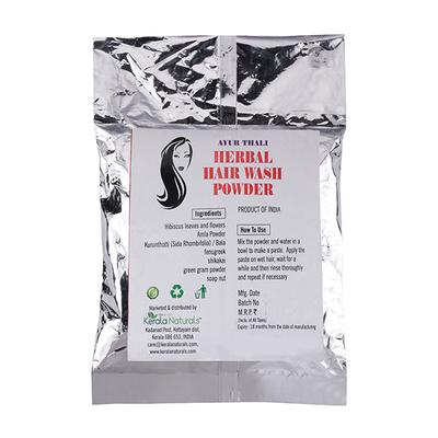 Kerala Naturals Ayur Thali Herbal Hair Wash Powder 50 gm - Shampoos