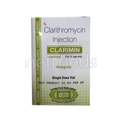 Clarimin 500mg Injection 1'S - Bacterial Infections-Mac