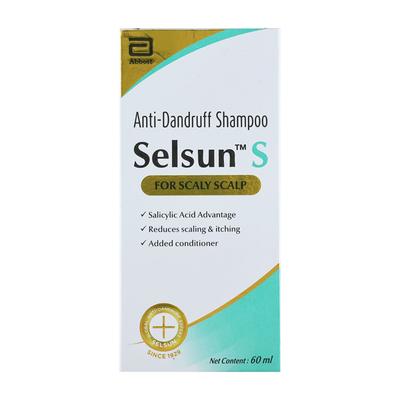 SELSUN S Shampoo 60ml - Dandruff-TAA