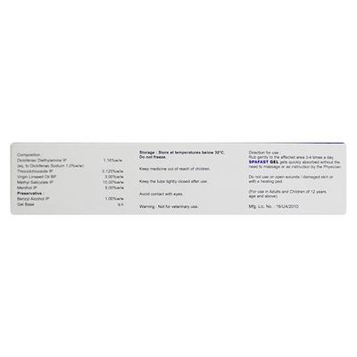SPAFAST Gel 30gm - Pain relief-Nsa