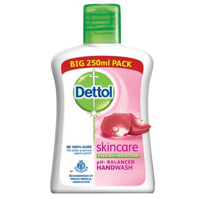 Dettol Skincare Germ Protection Liquid Handwash - Flip Top 250 ml - Hand Sanitizer