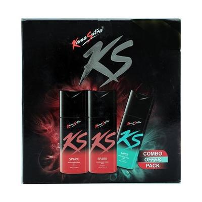 Kamasutra Spark, Spark and Urge (Buy 2 Get 1) Deodorant 150 ml - Men Deodorants/Roll-Ons