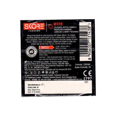 Skore Condoms - Warm 3's - Plain/Flavoured Condoms