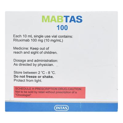 Mabtas 100mg Injection 10ml - Cancer Oncology-Tar