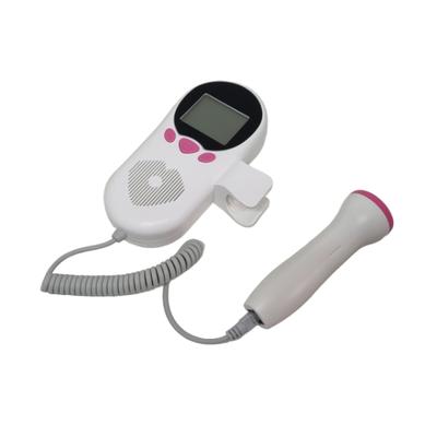 Sahyog Wellness Fetal Doppler with Built-in Speaker (White & Pink) - Health Monitors And Equipment