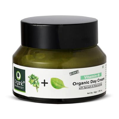 Organic Harvest Vitamin B Organic Day Cream with Spinach and Niacinamide 50 gm - Day Cream