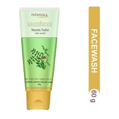 Patanjali Saundarya Face Wash - Neem Tulsi 100 gm - Face Wash & Cleansers
