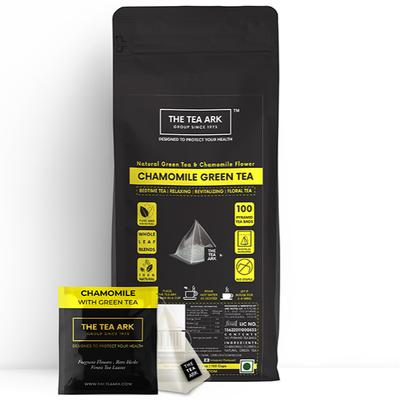 The Tea Ark Organic Tea Bags - Chamomile Green Tea 100's - Green/Herbal Teas
