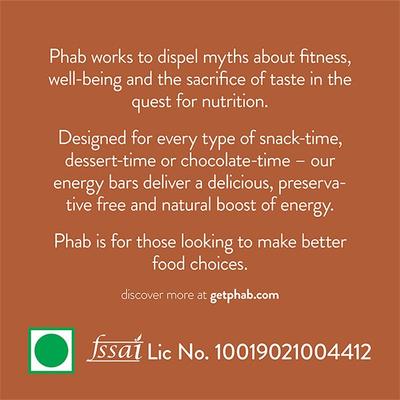 Phab Protein Bar - Chocolate Brownie Flavour (Pack of 6 x 65 gm) - Nutritional Bars