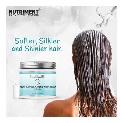 Nutriment Keratin Hair Mask - Milk Extract 250 gm - Hair Masks & Packs