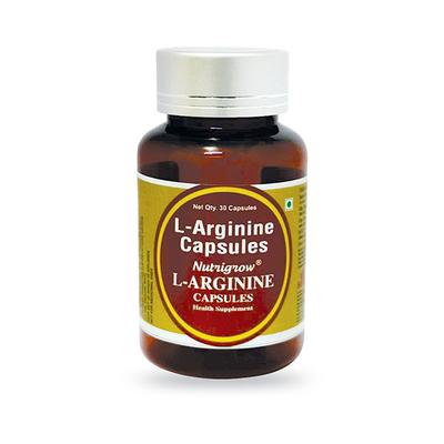 Nutrigrow L-Arginine Capsule 30's - Calcium And Minerals