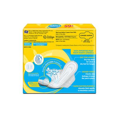 Amrutanjan Comfy Snug Fit Sanitary Pads - Value Pack 18's - Sanitary Napkins
