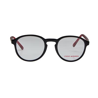Vision Express 29389 Red Round Eyeglasses (Including UV Blue Lens) 1's - Wearables Eye Glasses