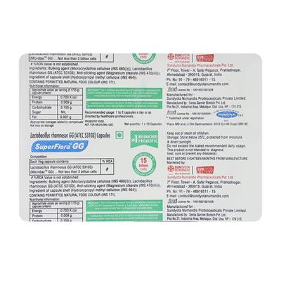 Superflora GG Capsule 10'S - Diarrhoea-Ant