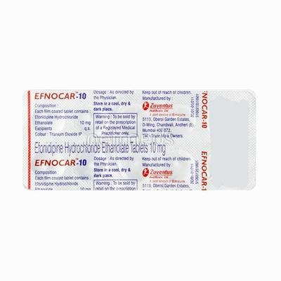 Efnocar 10mg Tablet 10'S - Hypertension-Cal