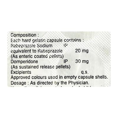 RABEST D Capsule 10's - Ulcer/Reflux/Flatulence-Aaa