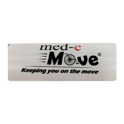 Med-e Move Folding Walker - Chrome Finish Metallic (MQFWR01) - Walker & Walking Stick