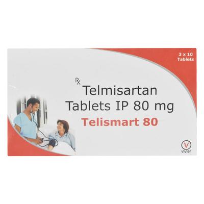 TELISMART 80 Tablet 10's - Hypertension-Ang