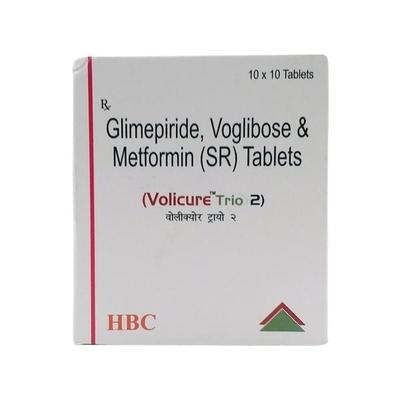 Volicure Trio 2 Tablet 10'S - Diabetes-Ant