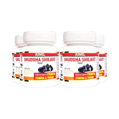 Aimil Shuddha Shilajit Tablet (Pack of 4 x 60's) - Sexual Healthcare