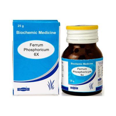Hapdco Ferrum Phosphoricum 6X Tablet 25 gm - Bio-Chemic