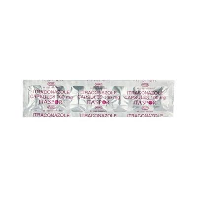 Itaspor 100mg Capsule 7'S - Fungal Infections-Anf