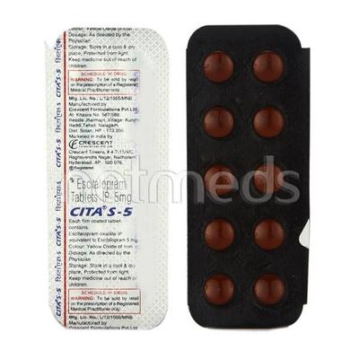 Cita S 5mg Tablet 10'S - Depression-Ant
