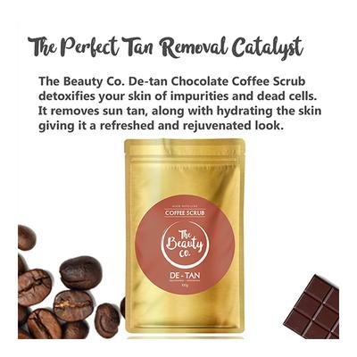 The Beauty Co. De-Tan Face & Body Scrub - Coffee (Pouch) 100 gm - Face Scrubs