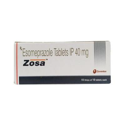Zosa 40mg Tablet 10'S - Ulcer/Reflux/Flatulence-Aaa