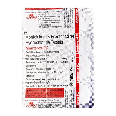 MONTEREX FX Tablet 10's - Allergies-Ant