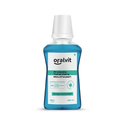 Oralvit Probiotic Total Care Mouthwash - Mild Mint 300 ml - Mouthwash