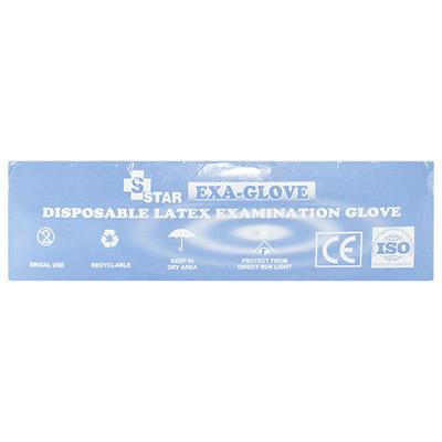 Star Disposable Latex Examination Glove (M) 100's - Gloves - S