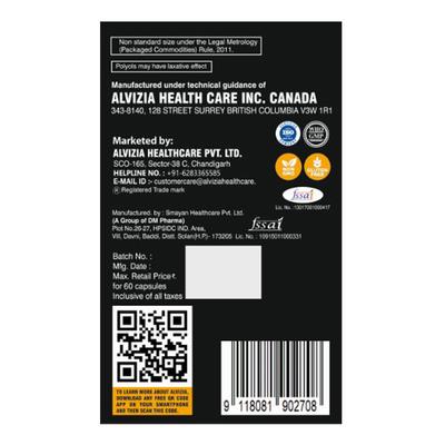 Alvizia Flaxseed Oil 1400 mg Softgel Capsule 60's - Multi-Vitamins