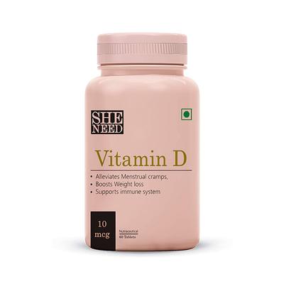 She Need Why Not 'Vitamin-D3' Tablet 60's - Multi-Vitamins