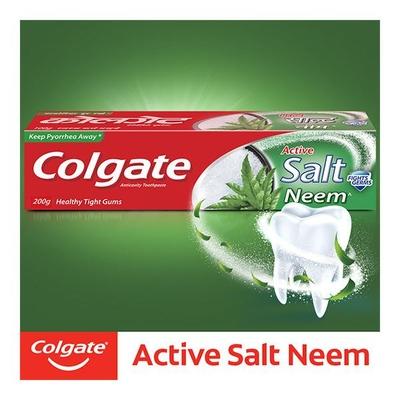 Colgate Active Salt Neem Toothpaste 100 gm - Toothpaste
