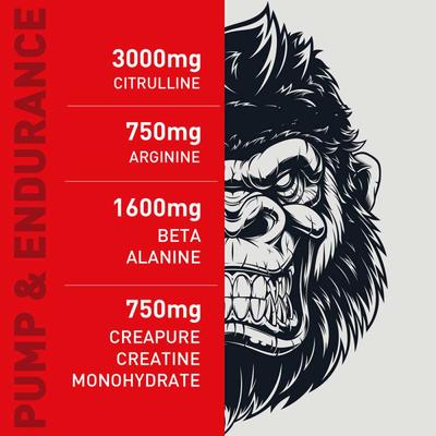 MuscleBlaze Pre Workout WrathX Powder - Fruit Fury 300 gm - Workout Essentials