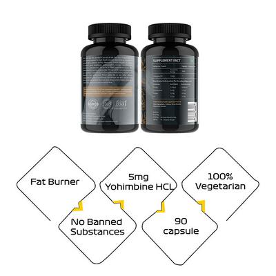 Vitaminhaat Yohimbine Pro-Lean Series 5 mg Veg Capsule 90's - Weight Loss