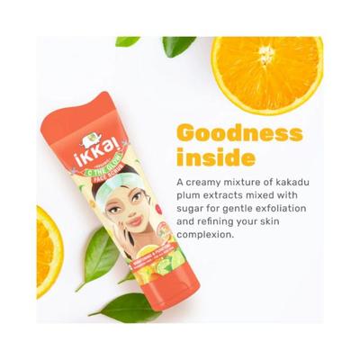 IKKAI Organic C The Glow Face Scrub 100 gm - Scrubs & Exfoliants