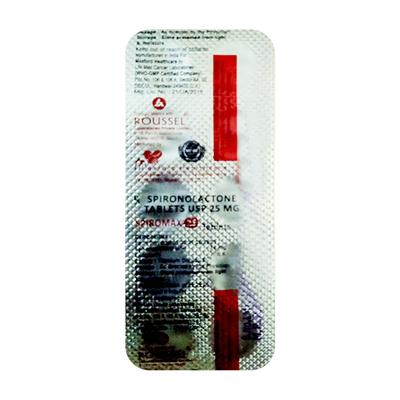 SPIROMAX 25 Tablet 10's - Hypertension-Diu