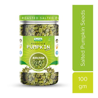 The Food Folks Roasted Pumpkin Seeds - Barbeque (Pack of 3 x 100 gm) - Nutritional Bars