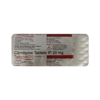 TWINBLOK 20mg Tablet 10's - Hypertension-Cal