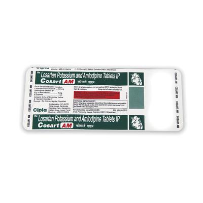 COSART AM Tablet 10's - Hypertension-Cal