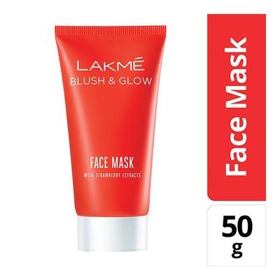 Lakme Blush & Glow Face Mask - Strawberry 50 gm - Masks & Peels