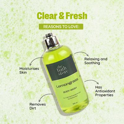 The Bath Store Lemongrass Body Wash 300 ml - Shower Gels & Body Wash