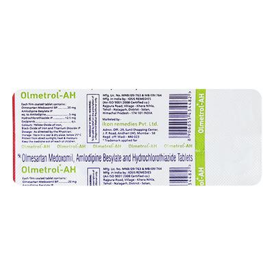 OLMETROL AH 20mg Tablet 10's - Hypertension-Ana