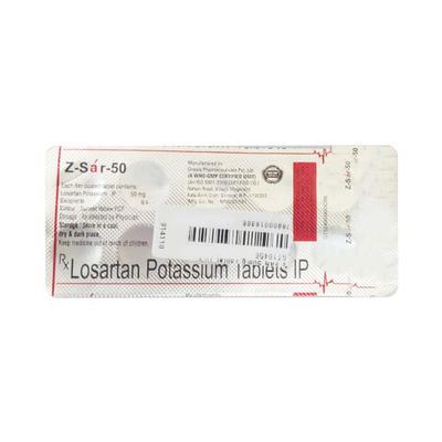 Z SAR 50mg Tablet 10's - Hypertension-Ang